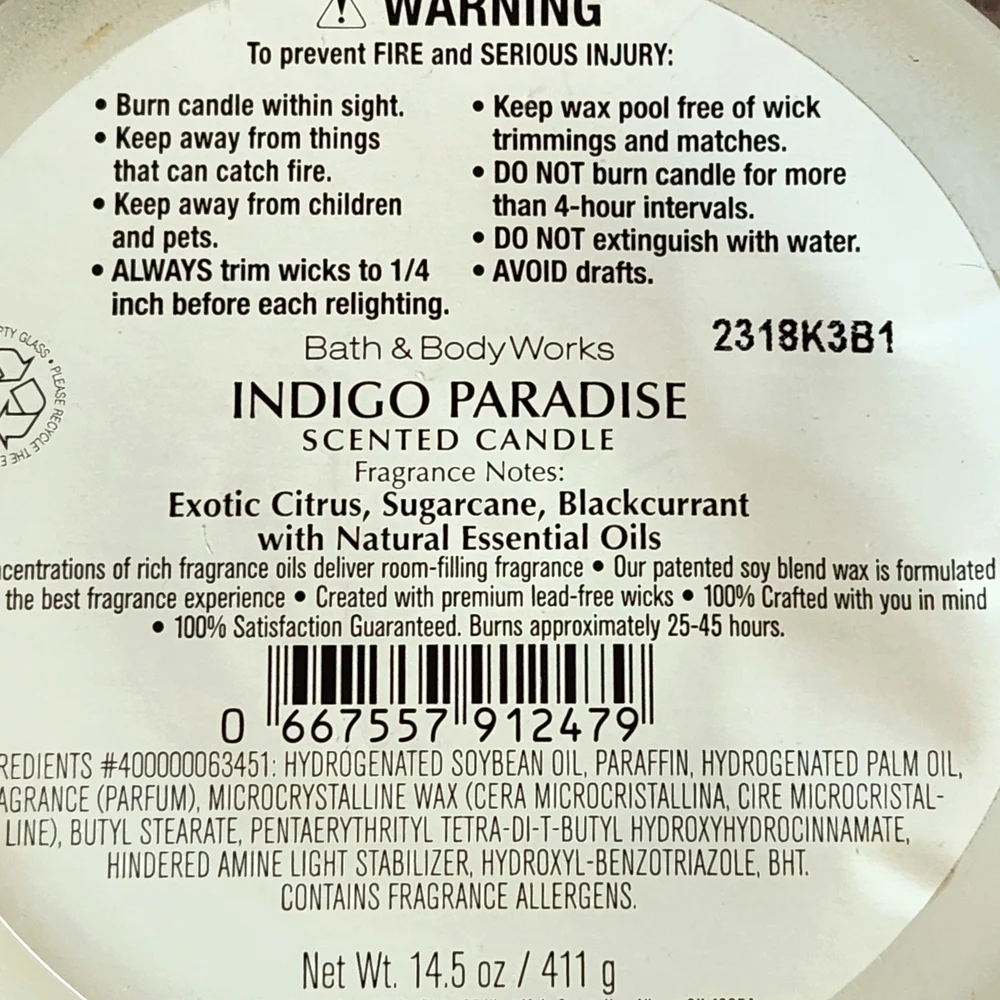 Bath & Body Works indigo paradise